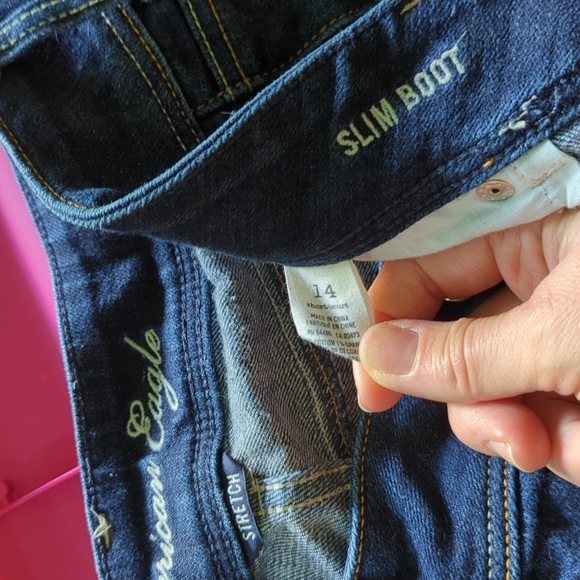 American Eagle 14 slim boot short jeans - Picture 2 of 3